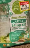 Mängden socker i Caesar salad kit