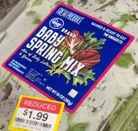 Mängden socker i Baby Spring Mix