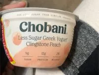 Mängden socker i Less Sugar Greek Yogurt Clingstone Peach