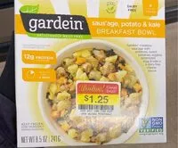 Mängden socker i Sausage potato and kale breakfast bowl