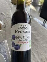 Mängden socker i Myrtilles sauvages 100% pur jus