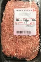 Mängden socker i Hache porc-boeuf