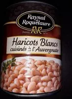 Mängden socker i Haricots blancs cuisinés à l'auvergnate