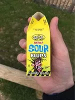 Mängden socker i Mini Sour blups - candy balls