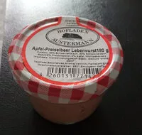 Mängden socker i Apfel-Preiselbeer Leberwurst