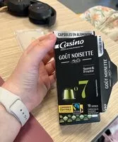 Mängden socker i Café goût noisette
