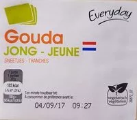 Mängden socker i Gouda Jeune