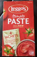 Socker och näringsämnen i Leggo s tomato paste