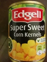 Mängden socker i Edgell supersweet corn