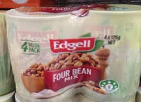 Mängden socker i Four bean mix