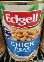 Mängden socker i Edgell Chick Peas