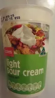 Mängden socker i light sour cream