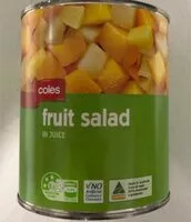 Mängden socker i Fruit salad in juice