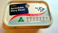 Mängden socker i Spreadable dairy blend