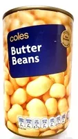 Mängden socker i Coles Butter Beans