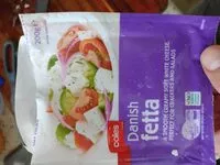 Mängden socker i Danish feta