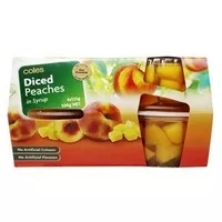 Mängden socker i Diced Peaches in syrup