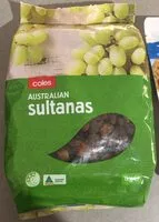 Mängden socker i Sultanas