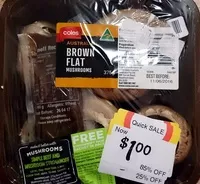 Mängden socker i Australian Brown Flat Mushrooms