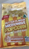 Mängden socker i Butter flavour microwave popcorn