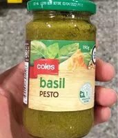 Mängden socker i Coles Basil pesto 190g