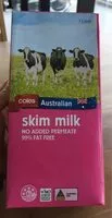 Mängden socker i Skim milk