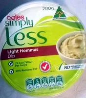 Mängden socker i Simply Less - Light Hommus Dip