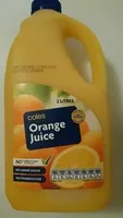 Mängden socker i Coles Orange Juice