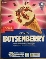 Mängden socker i Boysenberry Cones