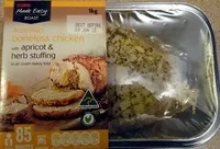 Mängden socker i Boneless roast chicken