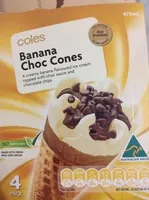 Mängden socker i Banana Choc Cones