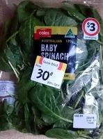 Mängden socker i Australian Baby Spinach