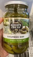 Mängden socker i Cucumbers baby