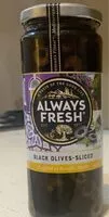 Mängden socker i Black olives-sliced