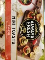 Mängden socker i Mini toasts classic