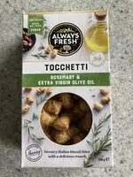 Mängden socker i Tocchetti