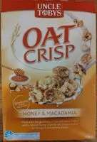 Mängden socker i Oat Crisp Honey & Macadamia