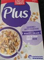 Mängden socker i Cashew + Nutty Cluster