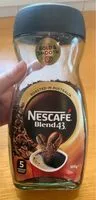Mängden socker i Nescafe blend43 coffe
