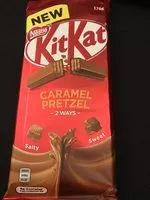 Mängden socker i Kitkat caramel pretzel