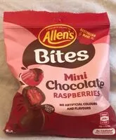 Mängden socker i Mini Chocolate rasperries