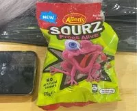Mängden socker i Sour frogs alive