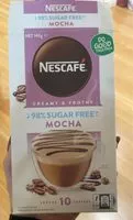 Mängden socker i Nascafe 98% Sugar Free Mocha