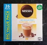 Mängden socker i 98% sugar free caramel latte