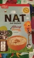 Mängden socker i Nat oat sachets