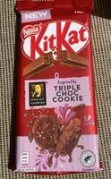 Mängden socker i KitKat Triple Choc Cookie