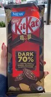 Mängden socker i KitKat dark 70%