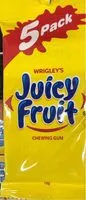 Mängden socker i Wrigleys juicy fruit