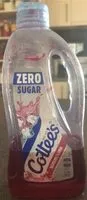 Mängden socker i Cottee’s zero sugar raspberry flavoured cordial