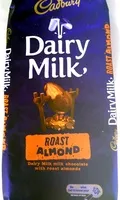 Mängden socker i Dairy Milk Roast Almond